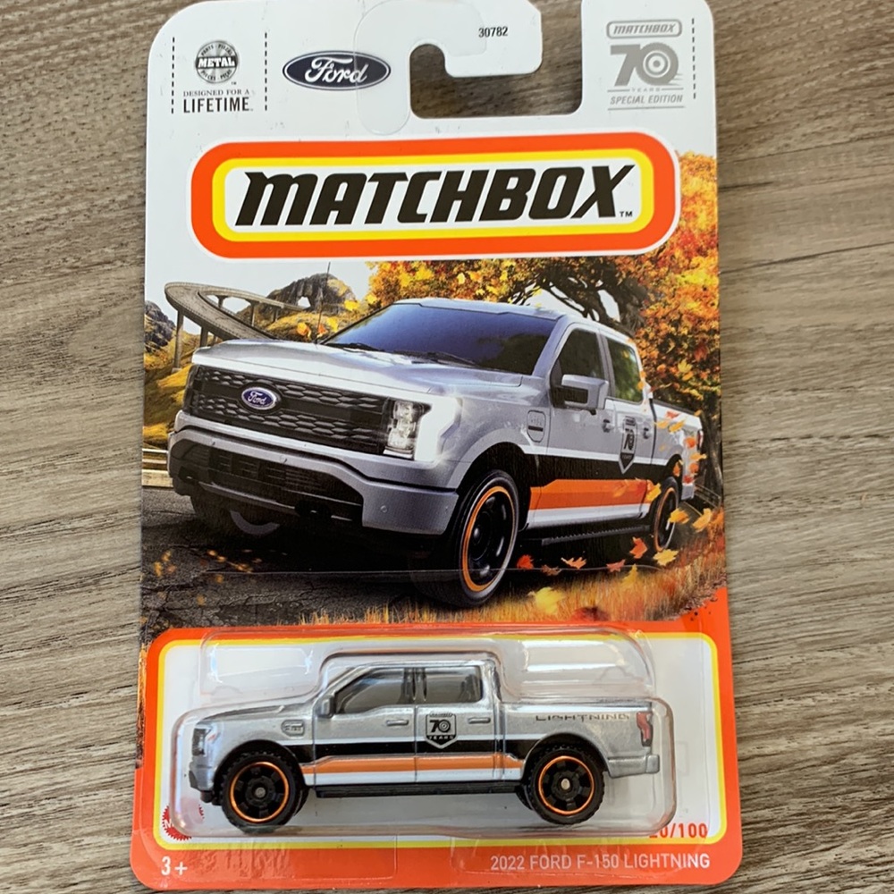 MatchBox Truck Ford F150 Lightning MBX Highway Special Edition 70th Anniversary